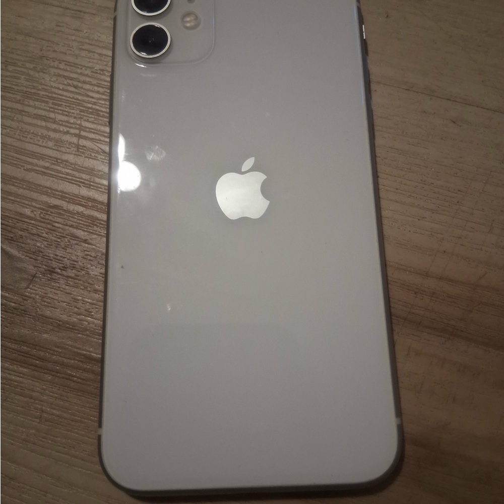 Apple iPhone 11 White Dual Camera Frosted Glass